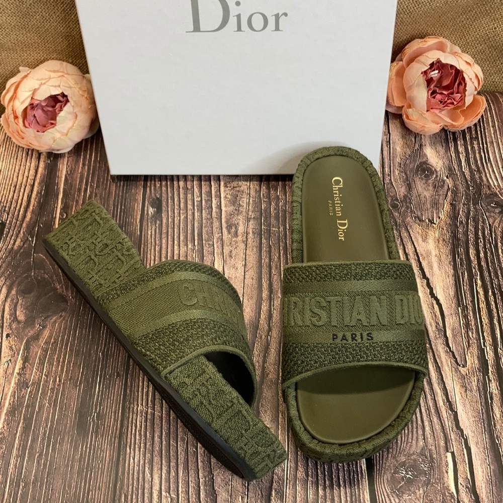 Dior Oblique Dway Sandals 40M